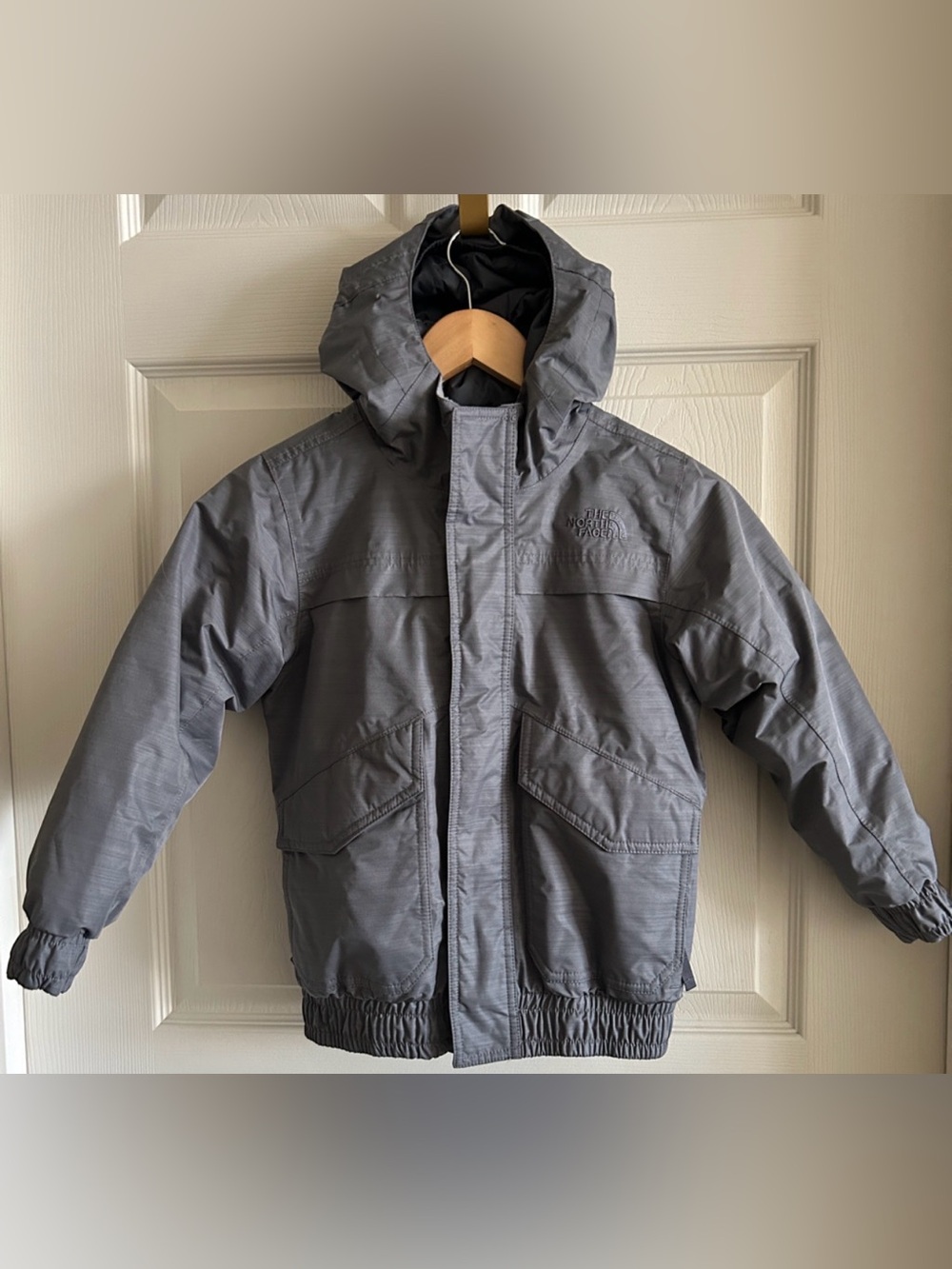 The North Face Kids Sz 6 (XS) Goose Down Insulated Hooded Jacket Fall Winter
